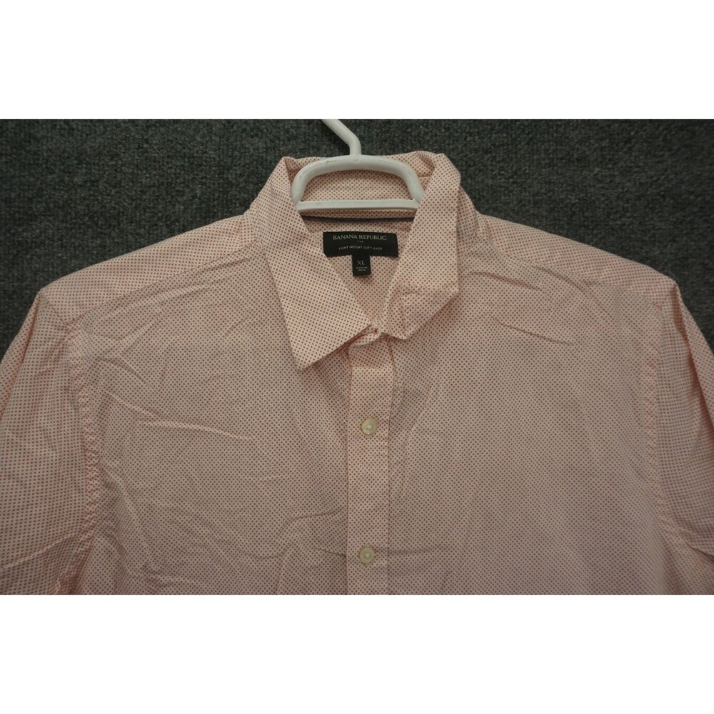 Banana Republic Button Up Shirt Mens XL Lightweight Soft Wash Long Sleeve